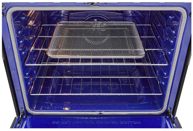 LG - 6.3 cu. ft Electric Range with ProBake Convection and InstaView in Black Stainless - LSEL6335ZE