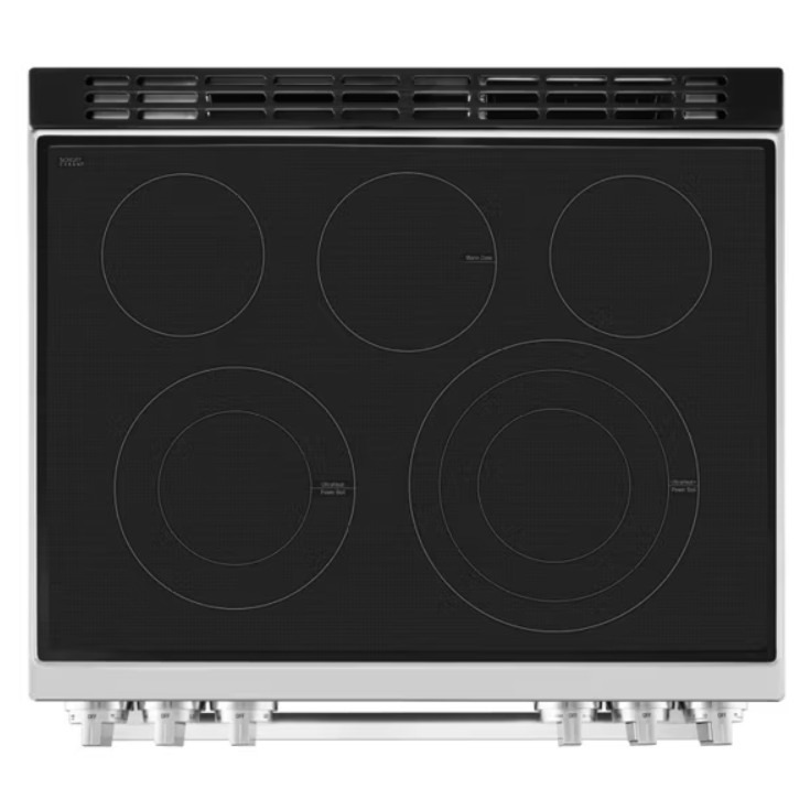 LG - 6.3 cu. ft Smart Electric Range in Stainless - LSEL6337XE