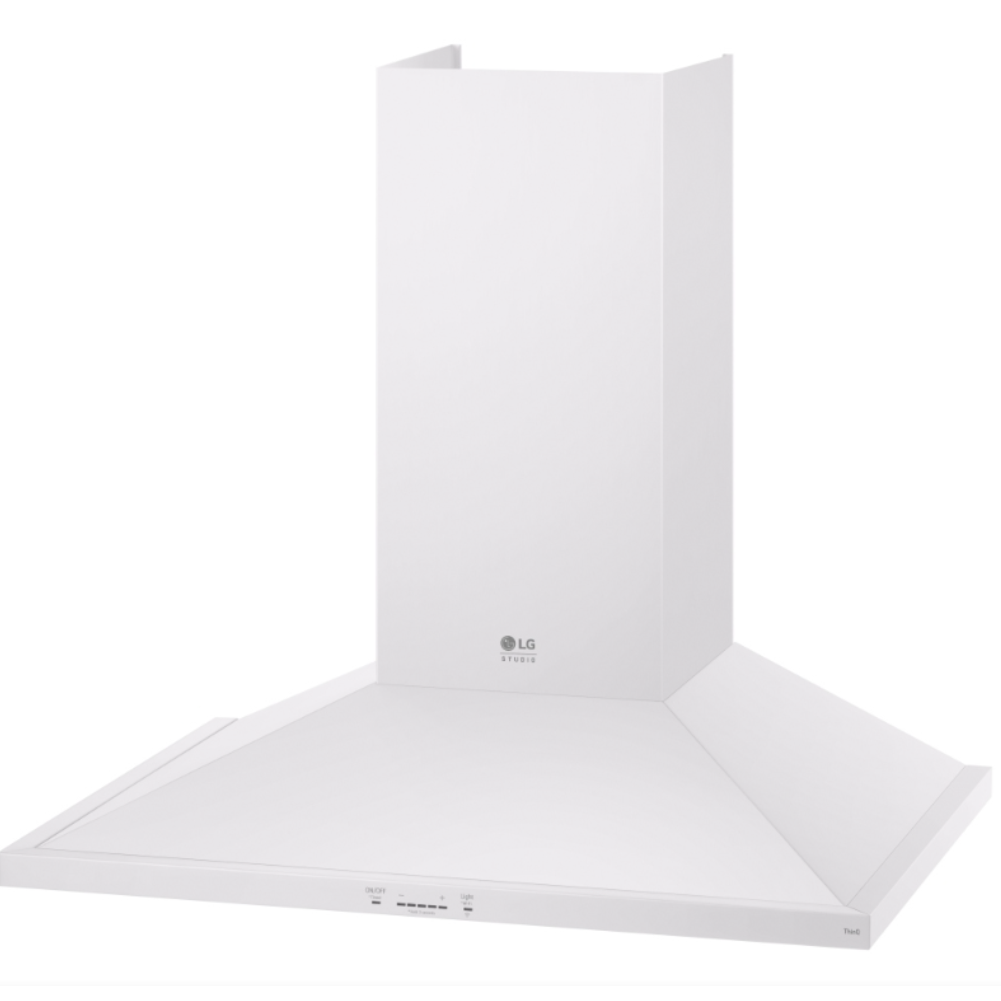 LG - 30 Inch 600 CFM Wall Mount and Chimney Range Vent in White - LSHD3080N