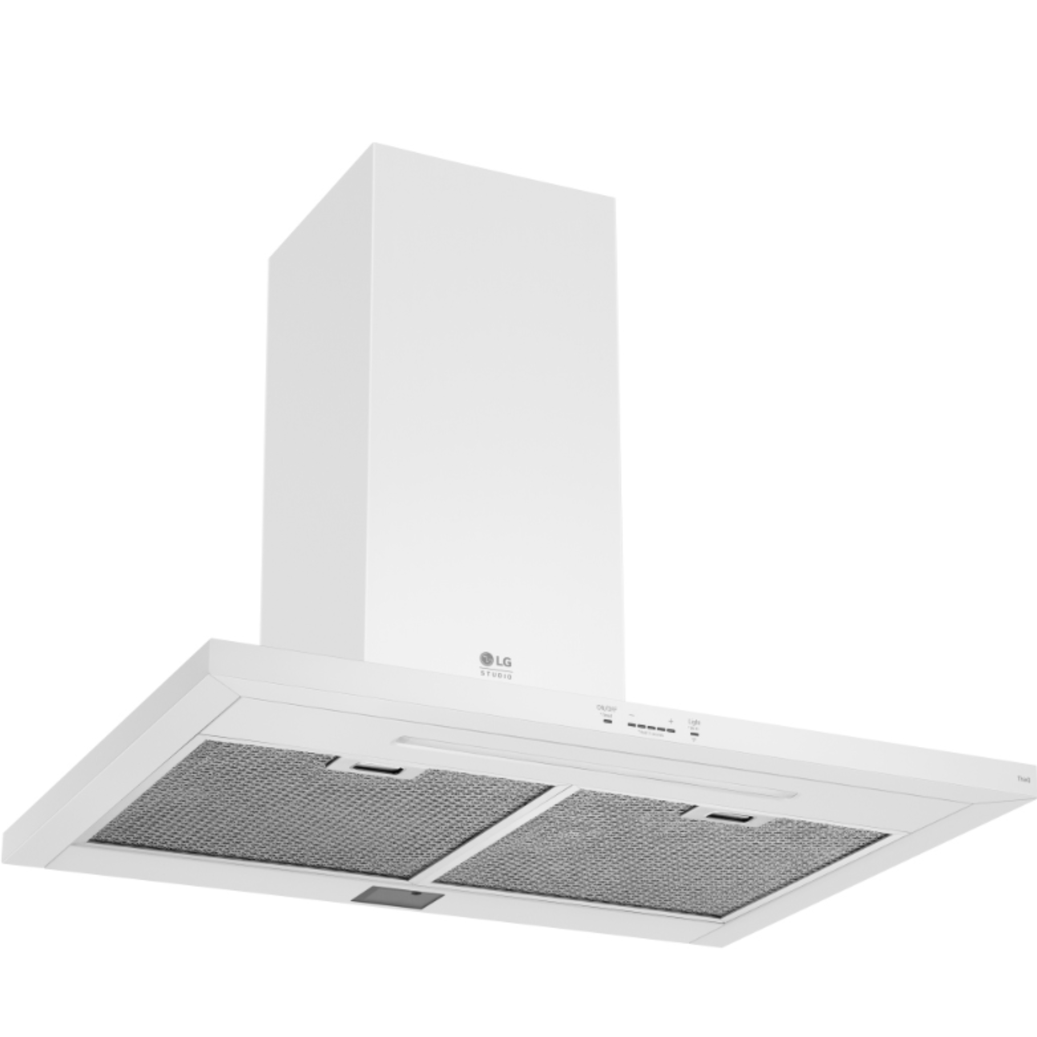 LG - 30 Inch 600 CFM Wall Mount and Chimney Range Vent in White - LSHD3080N