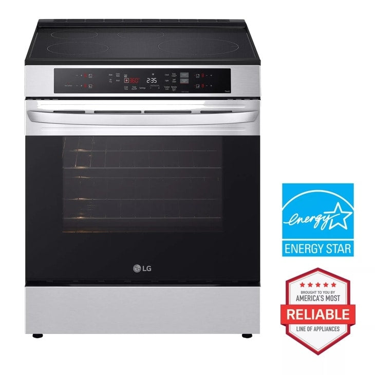 LG - 6.3 cu. ft Induction Range in Stainless - LSIL6332XE