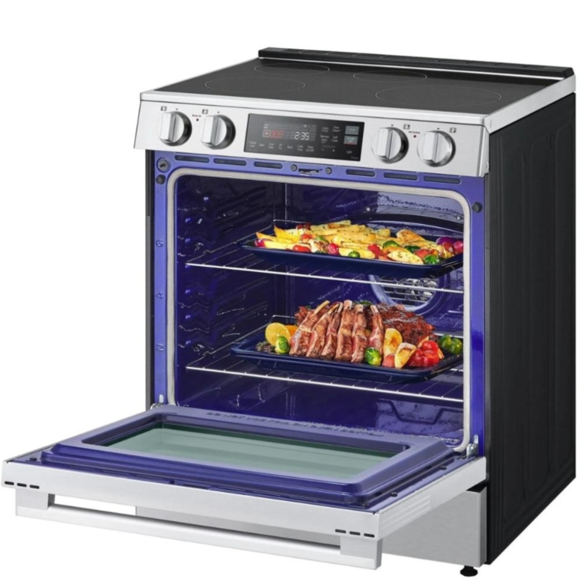 LG - 6.3 cu. ft Induction Range in Stainless - LSIL6334XE