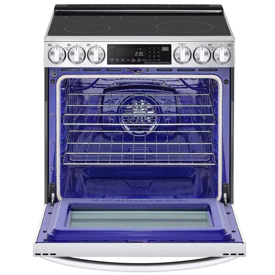 LG - 6.3 cu. ft Induction Range in Stainless - LSIL6336F