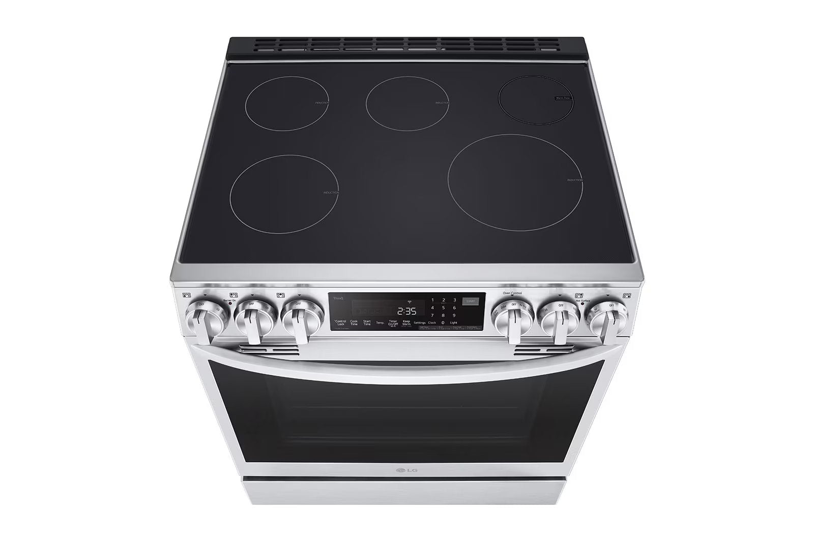LG - 6.3 cu. ft Induction Range in Stainless - LSIL6336F