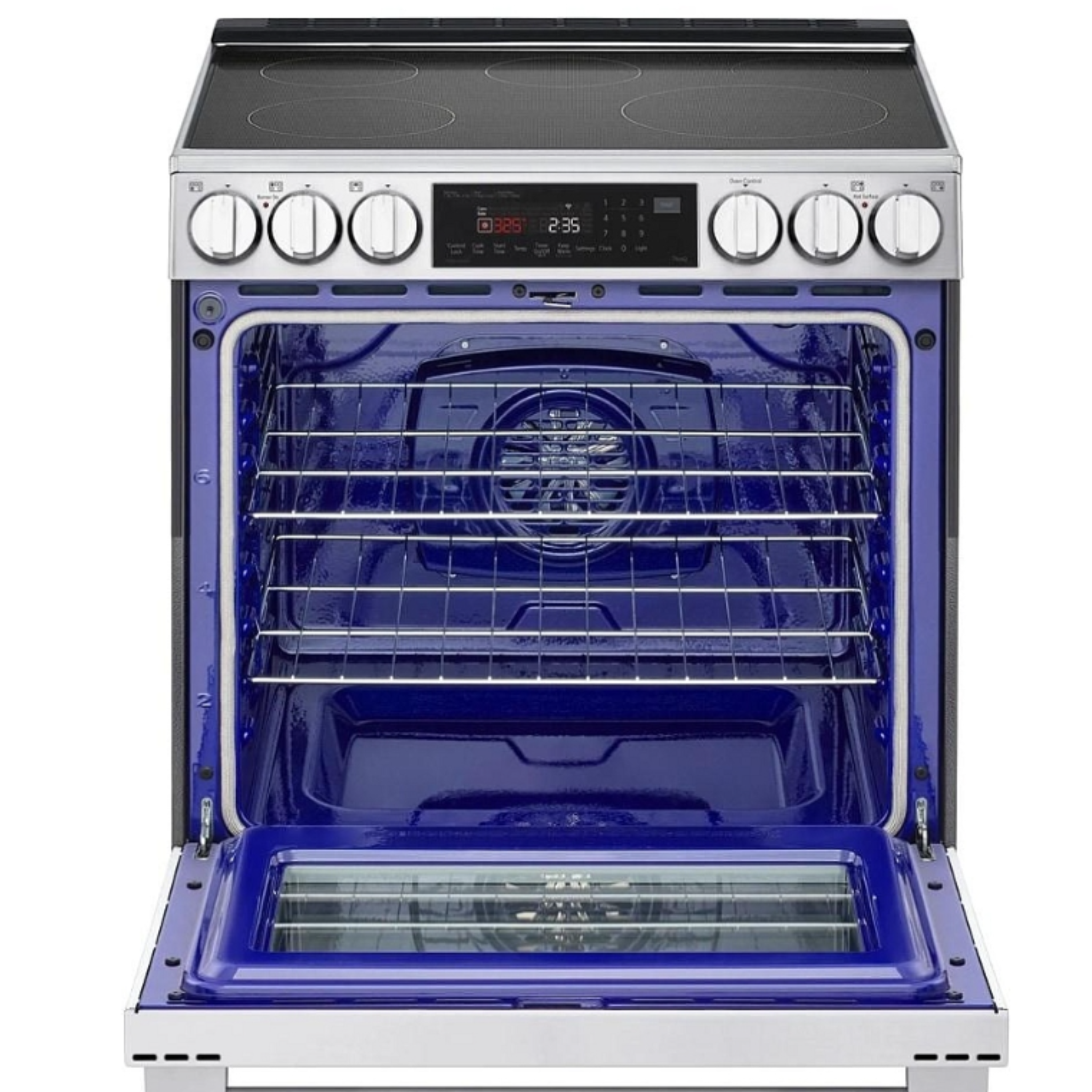 LG - 6.3 cu. ft Induction Range in Stainless - LSIL6336XE