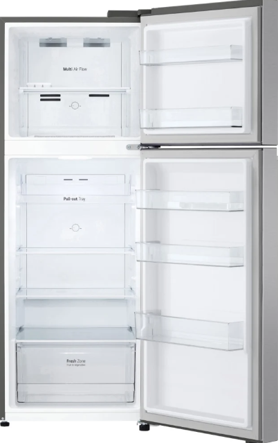 LG - 24 Inch 11 cu. ft Top Mount Refrigerator in Stainless - LT11C2000V