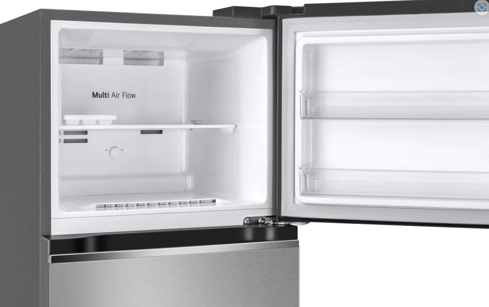 LG - 24 Inch 11 cu. ft Top Mount Refrigerator in Stainless - LT11C2000V