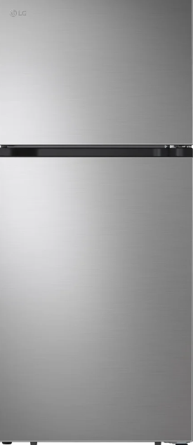 LG - 28 Inch 18 cu. ft Top Mount Refrigerator in Stainless - LT18S2100S