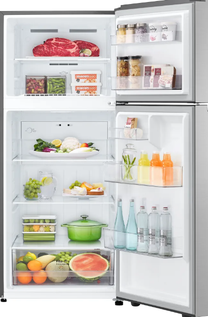 LG - 28 Inch 18 cu. ft Top Mount Refrigerator in Stainless - LT18S2100S