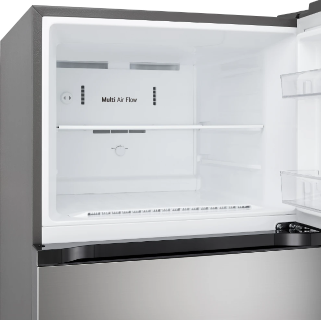 LG - 28 Inch 18 cu. ft Top Mount Refrigerator in Stainless - LT18S2100S