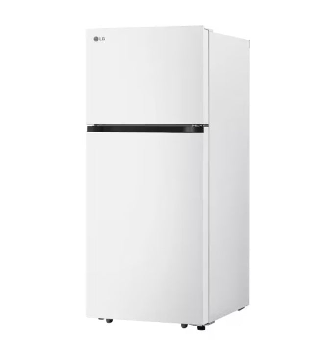 LG - 28.75 Inch 18 cu. ft Top Mount Refrigerator in White - LT18S2100W