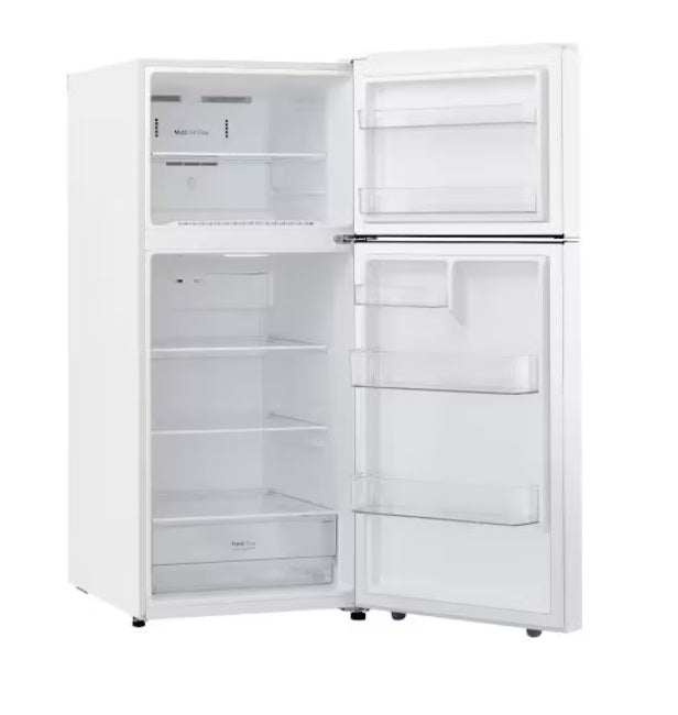 LG - 28.75 Inch 18 cu. ft Top Mount Refrigerator in White - LT18S2100W