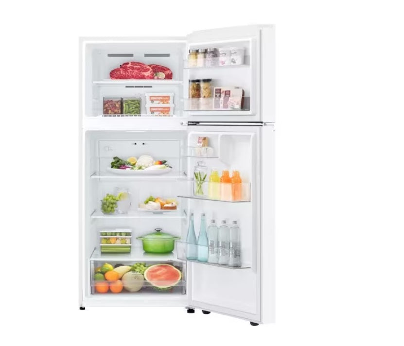 LG - 28.75 Inch 18 cu. ft Top Mount Refrigerator in White - LT18S2100W