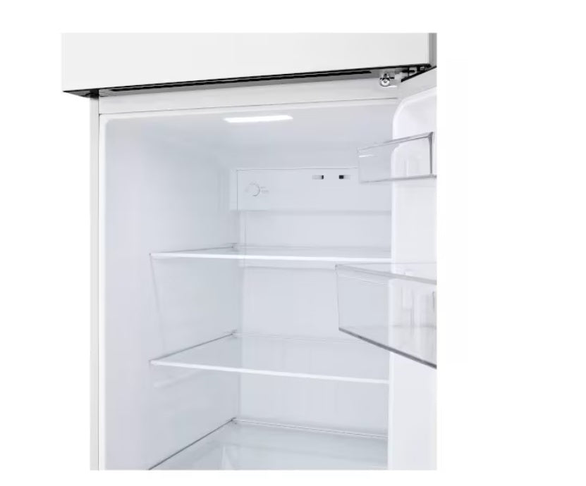 LG - 28.75 Inch 18 cu. ft Top Mount Refrigerator in White - LT18S2100W