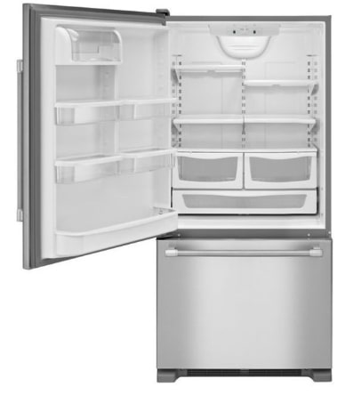Maytag - 30 Inch 18.67 cu. ft Bottom Mount Refrigerator in Stainless - MBL1957FEZ