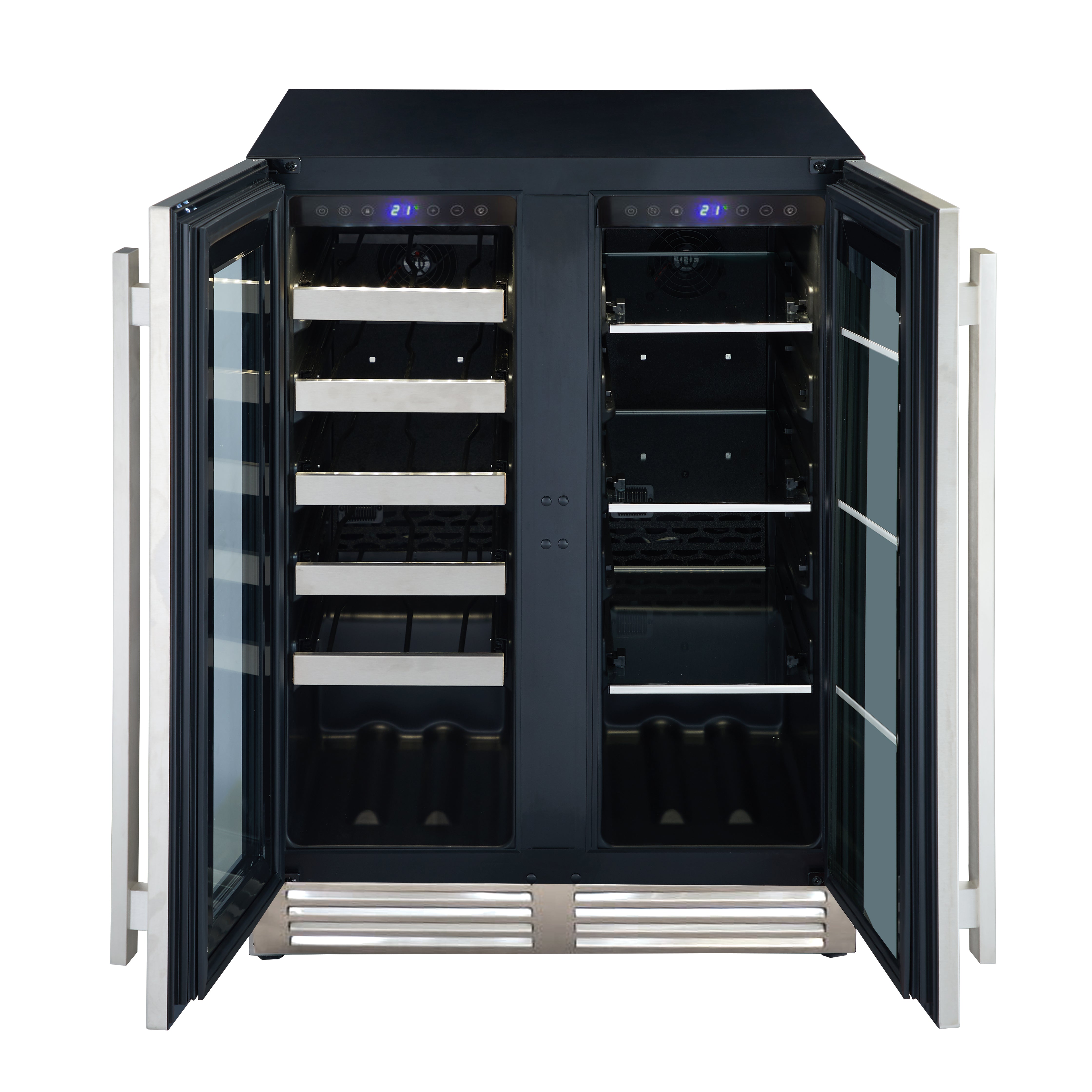 Marathon - 23.4 Inch 19 Bottles Beverage Centre Refrigerator in Stainless - MBWC56-FDSS