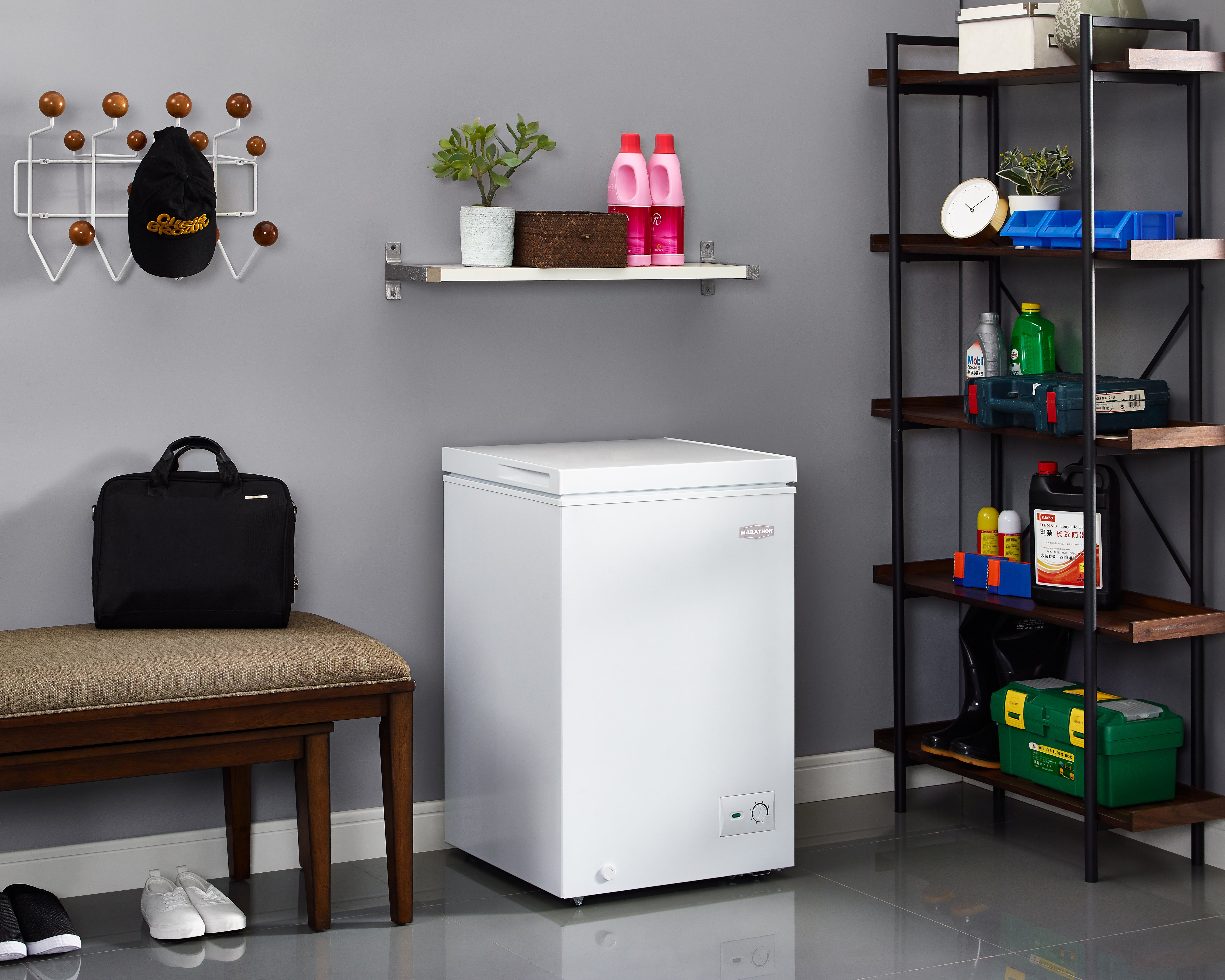 Marathon - 3.5 cu. Ft Chest Freezer in White - MCF35W