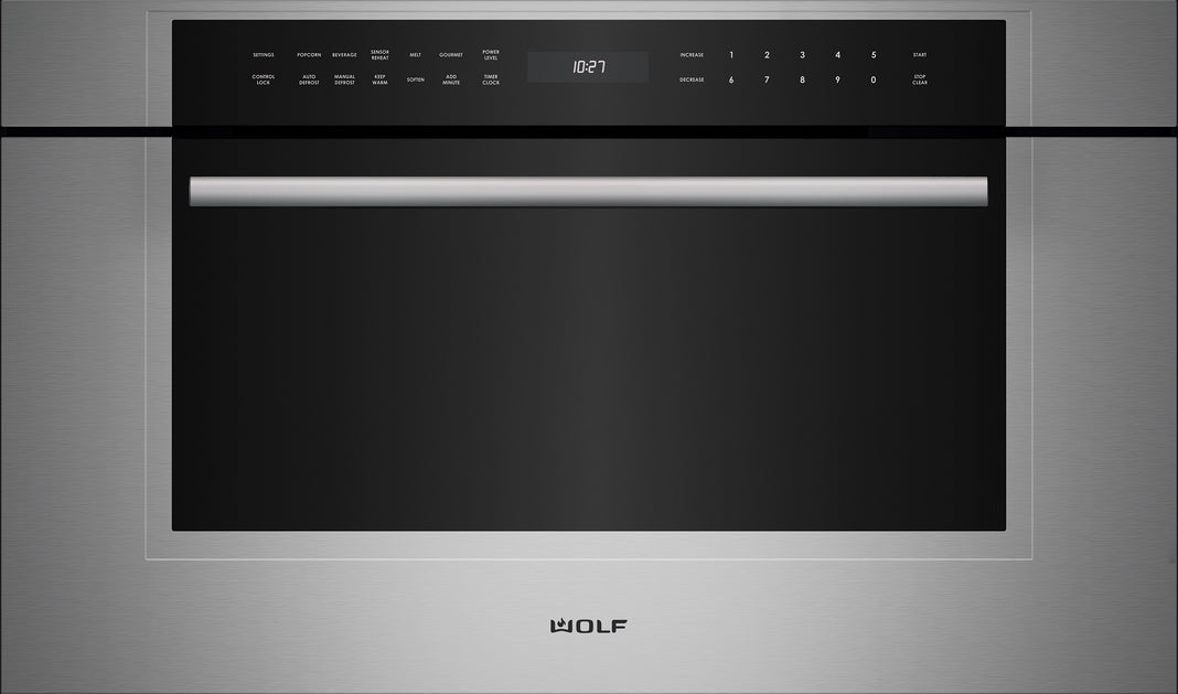 Wolf - 1.6 cu. Ft Built In Microwave in Stainless - MDD30TM/S/TH