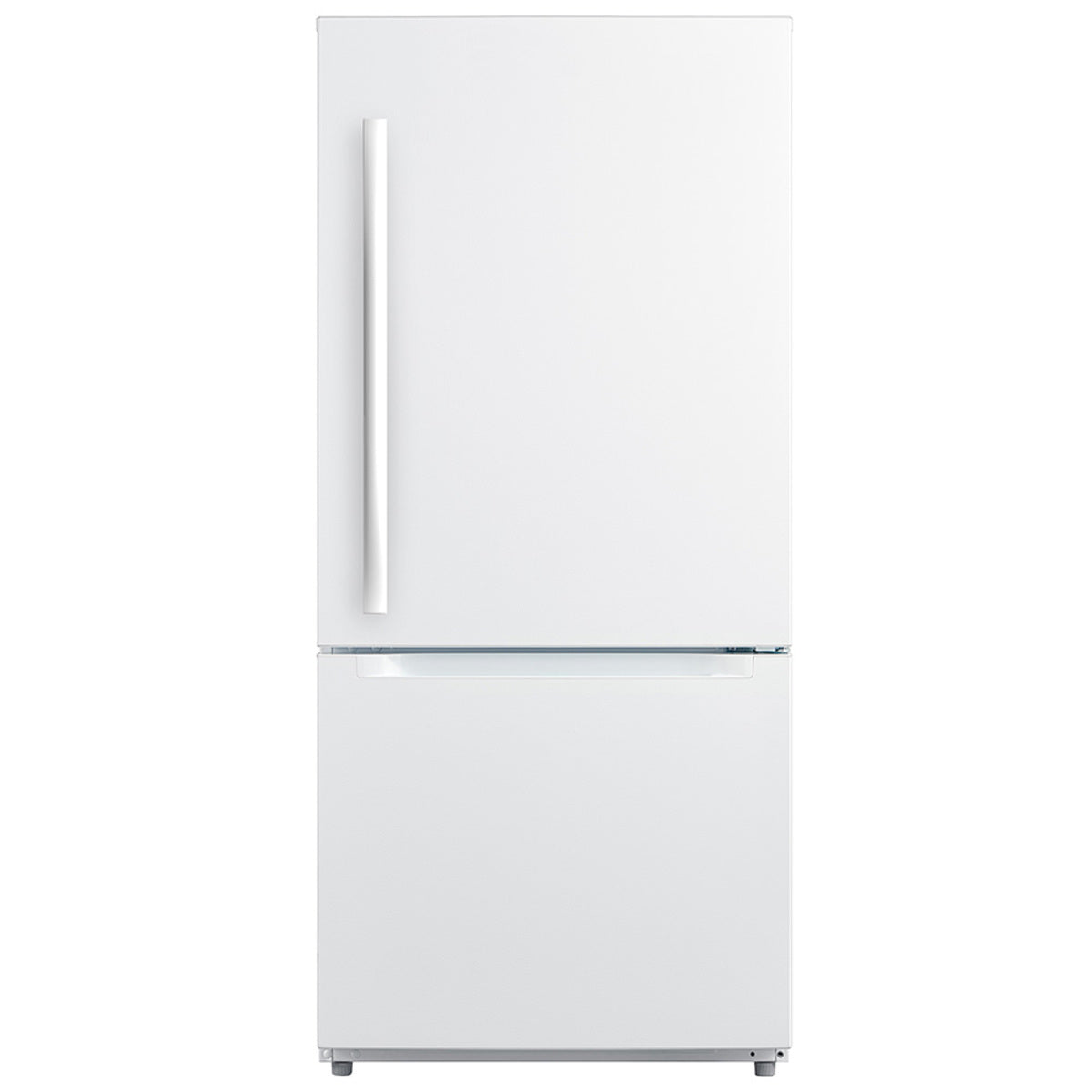 Moffat Inch ft Bottom Mount Refrigerator in White MD - Main Image