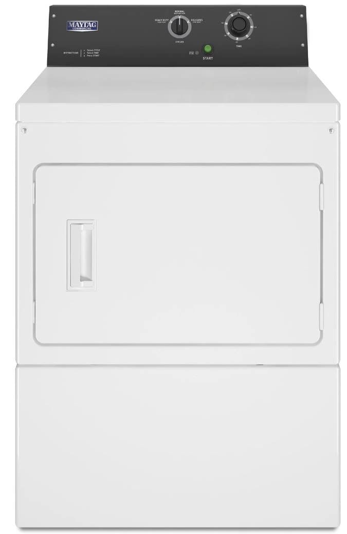 Maytag - 7.4 cu. Ft Electric Dryer in White - MDE20MNBZW