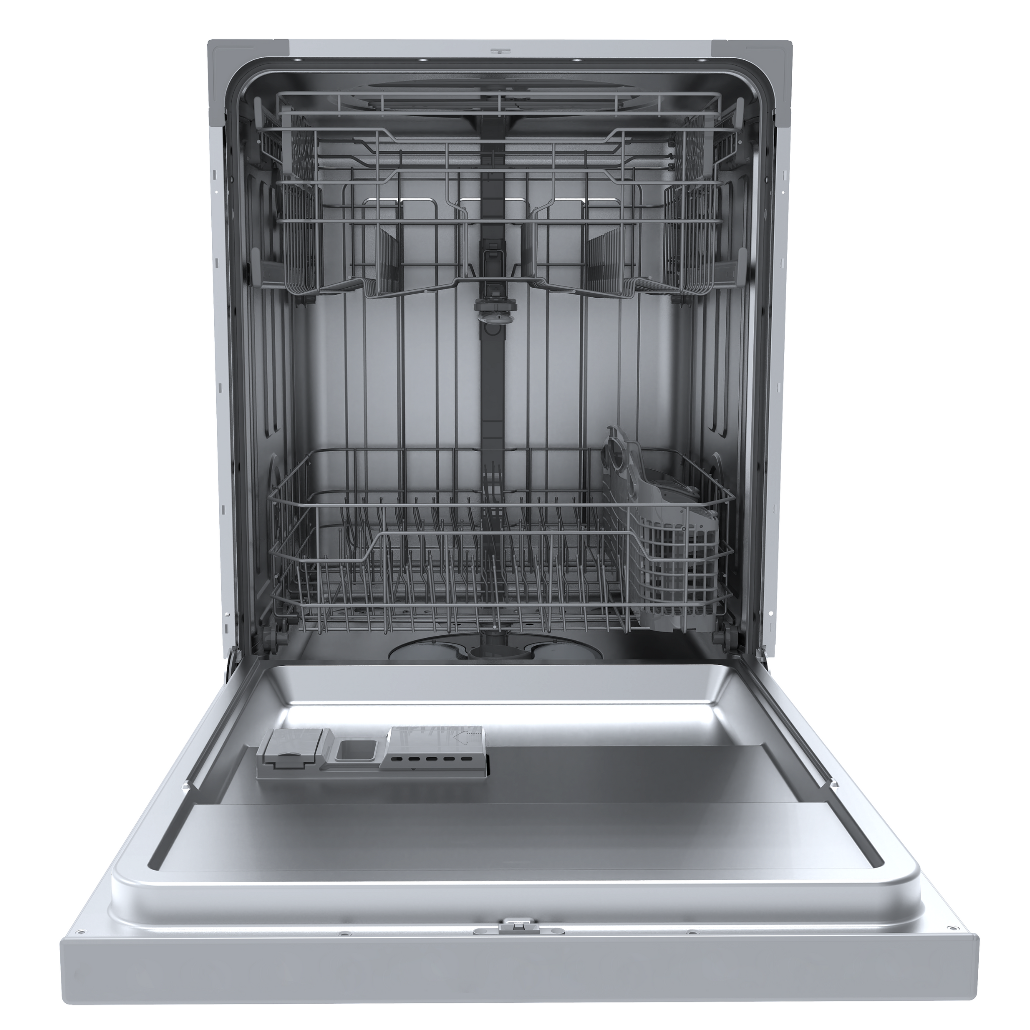Midea - 52 dBA Built In Dishwasher in Stainless - MDF24P1AST