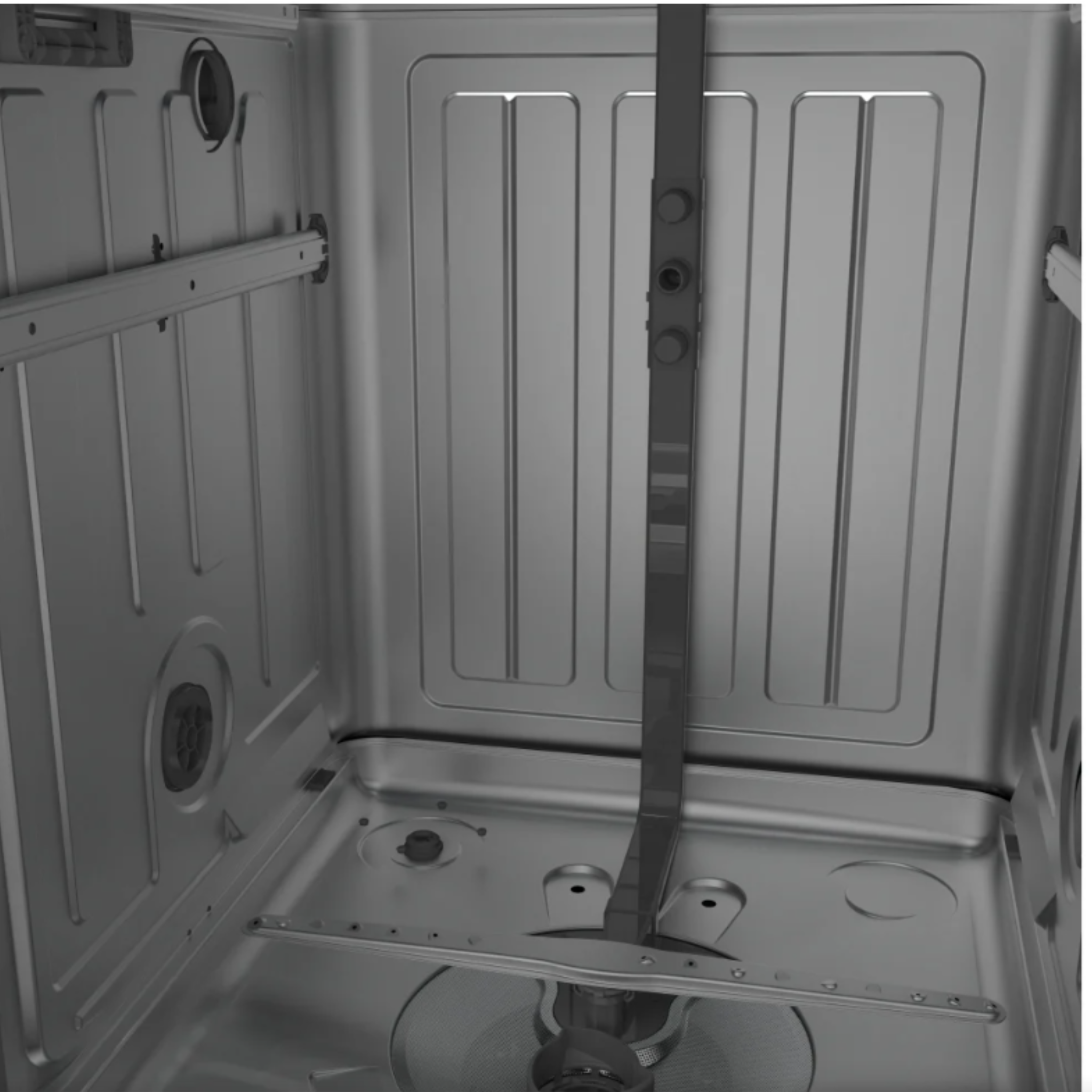 Midea - 52 dBA Built In Dishwasher in Stainless - MDF24P1AST