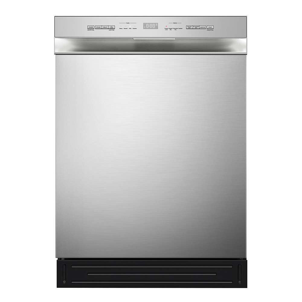 Midea - 52 dBA Built In Dishwasher in Stainless - MDF24P2BST