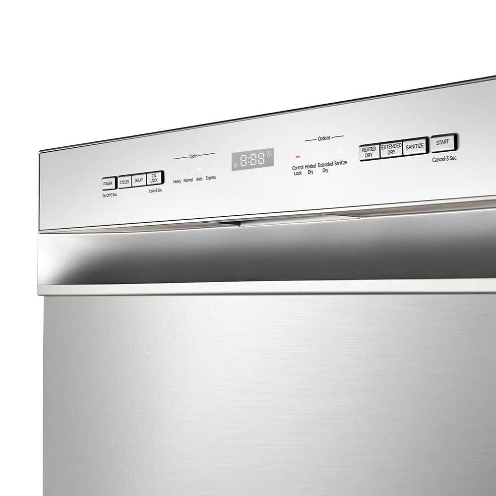 Midea - 52 dBA Built In Dishwasher in Stainless - MDF24P2BST
