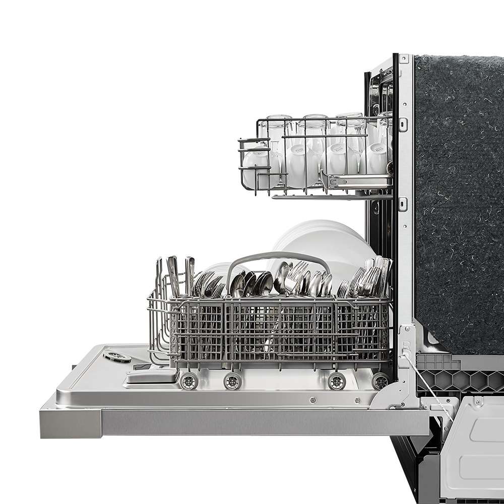 Midea - 52 dBA Built In Dishwasher in Stainless - MDF24P2BST