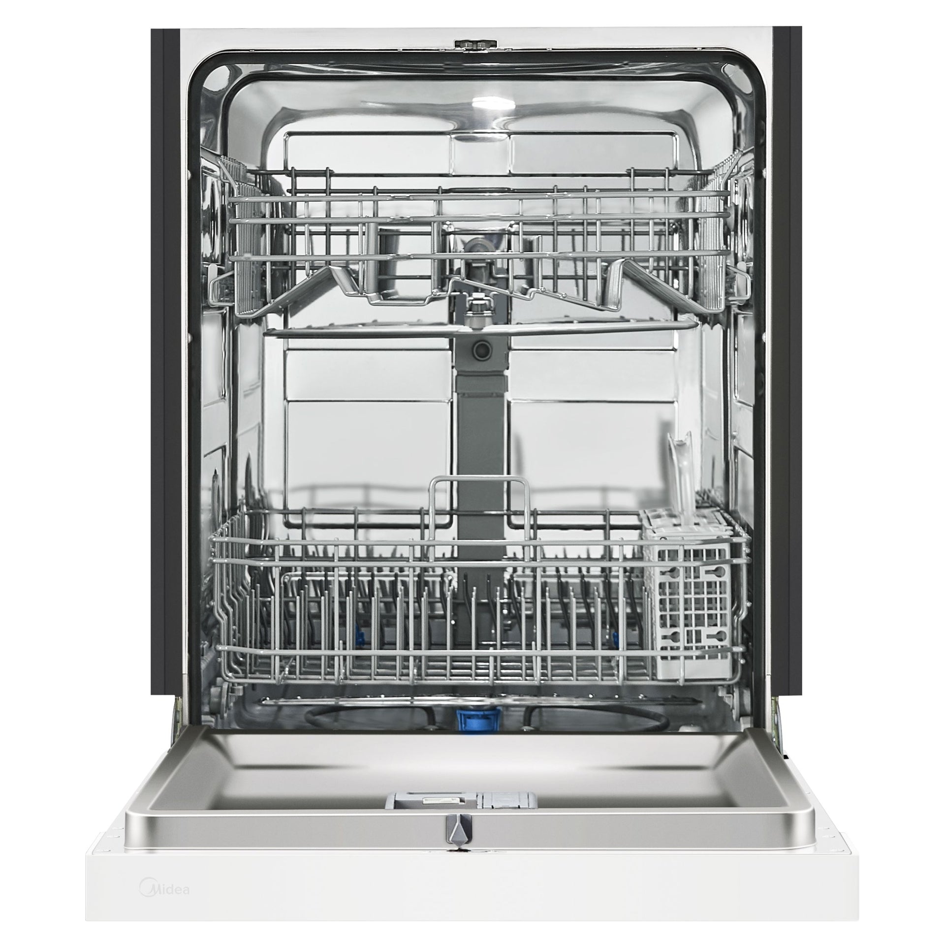 Midea - 52 dBA Built In Dishwasher in White - MDF24P2BWW