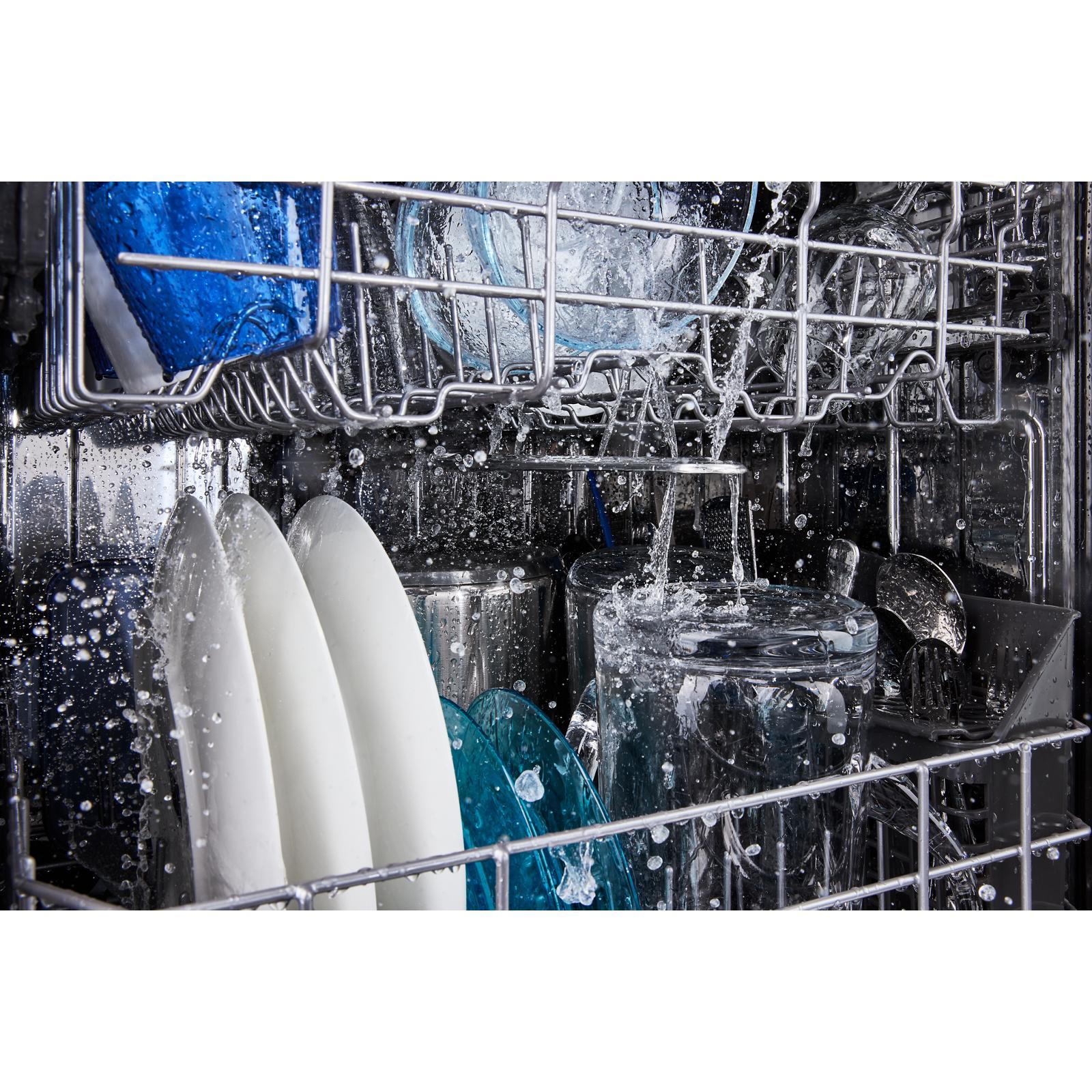 Maytag - 47 dBA Built In Dishwasher in Black - MDPS7024SB