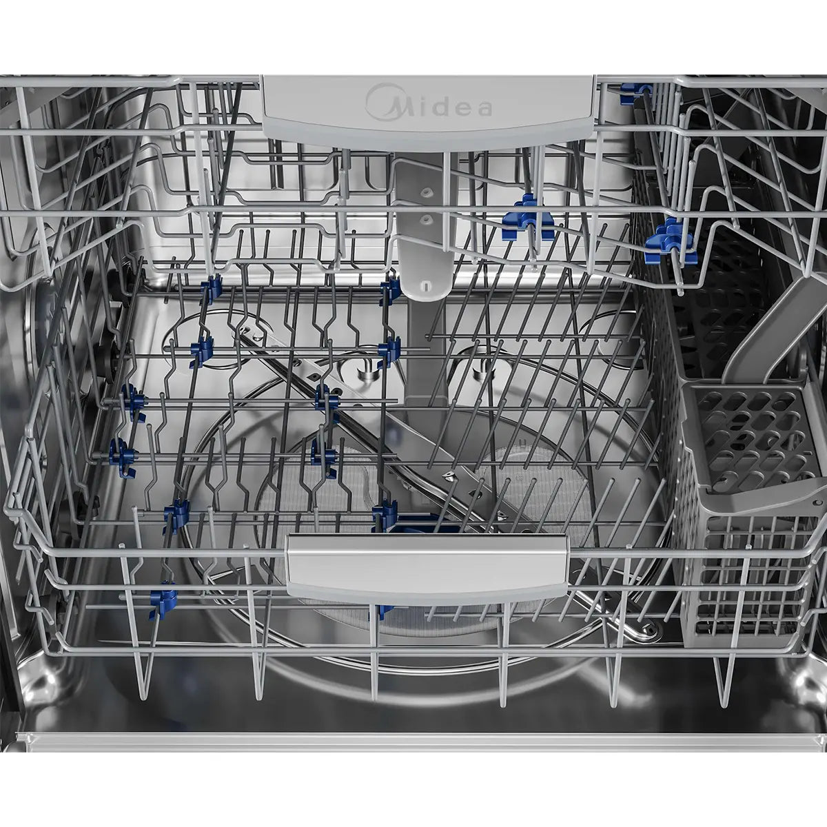 Midea - 45 dBA Built In Dishwasher in Stainless - MDT24P4AST