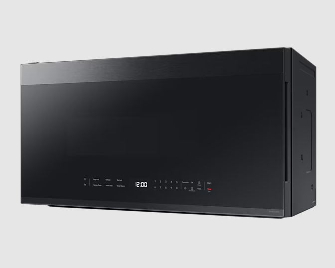 Samsung - 2.1 cu. Ft Over the range Microwave in Matte Black - ME21DG6500MTAC