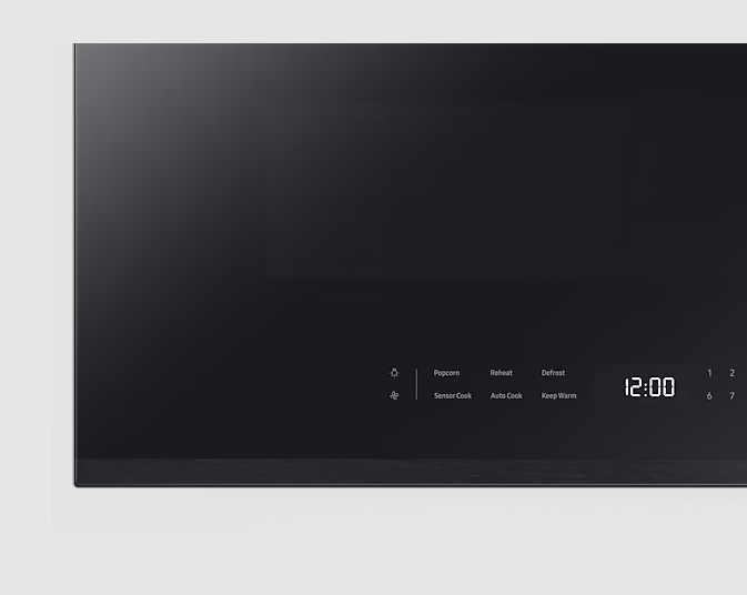 Samsung - 2.1 cu. Ft Over the range Microwave in Matte Black - ME21DG6500MTAC