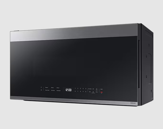 Samsung - 2.1 cu. Ft Over the range Microwave in Stainless - ME21DG6500SRAC