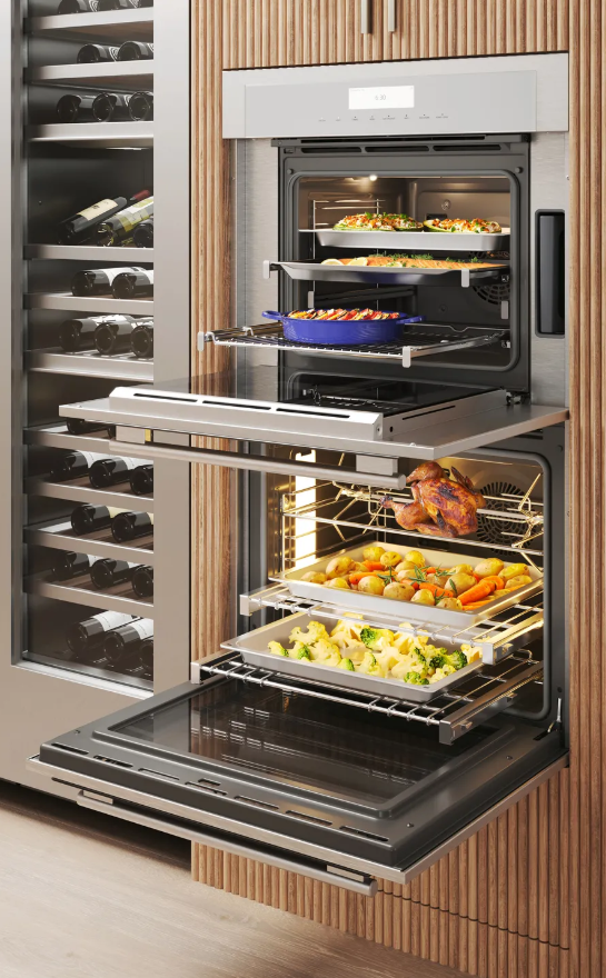 Thermador - 7.3 cu. ft Double Wall Oven in Stainless - MEDS302BS