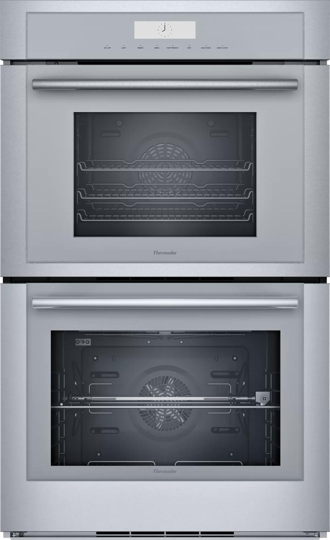 Thermador - 7 cu. ft Double Wall Oven in Stainless (Premium Floor Model) - MEDS302WS