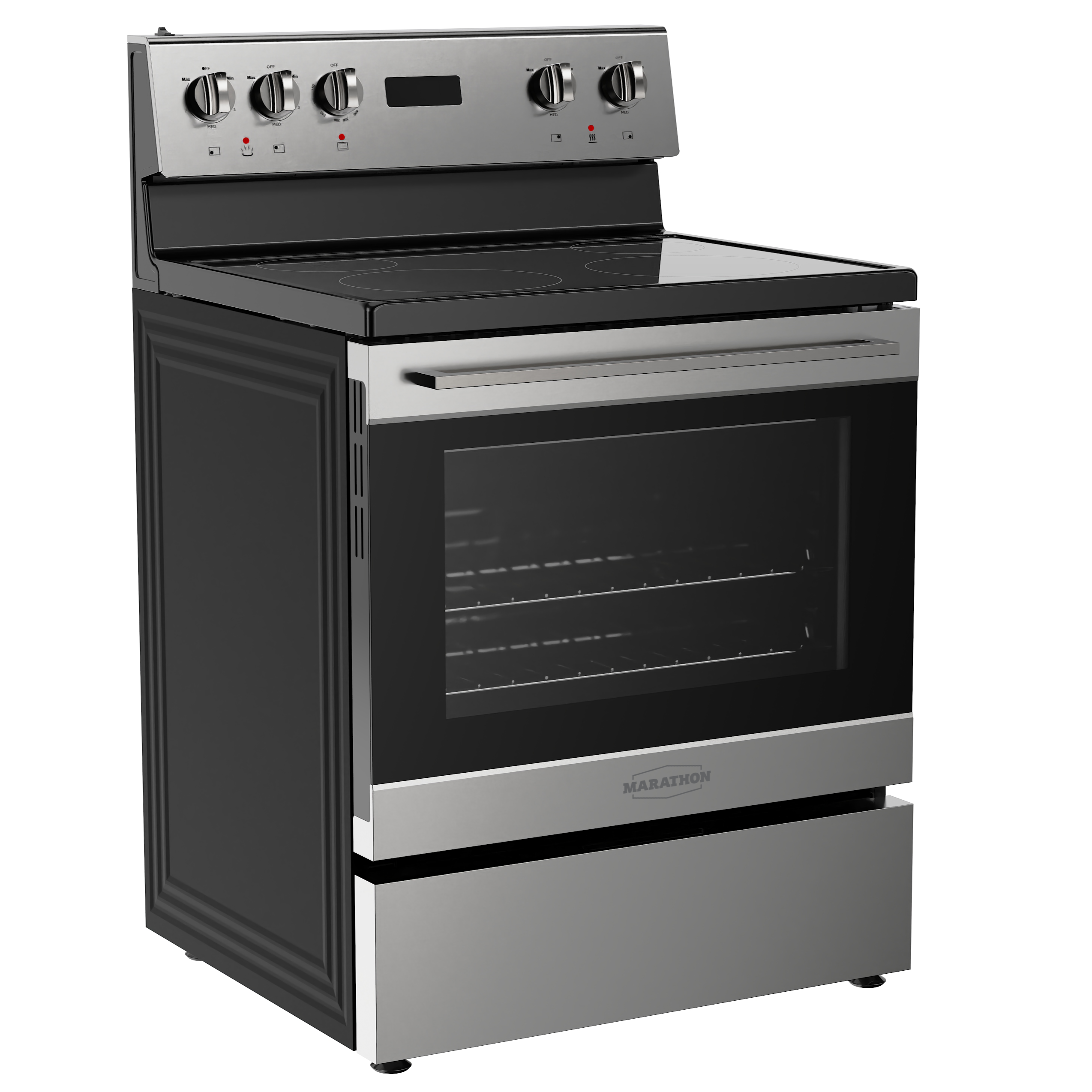 Marathon - 4.8 cu. ft Electric Range in White - MER3070SS