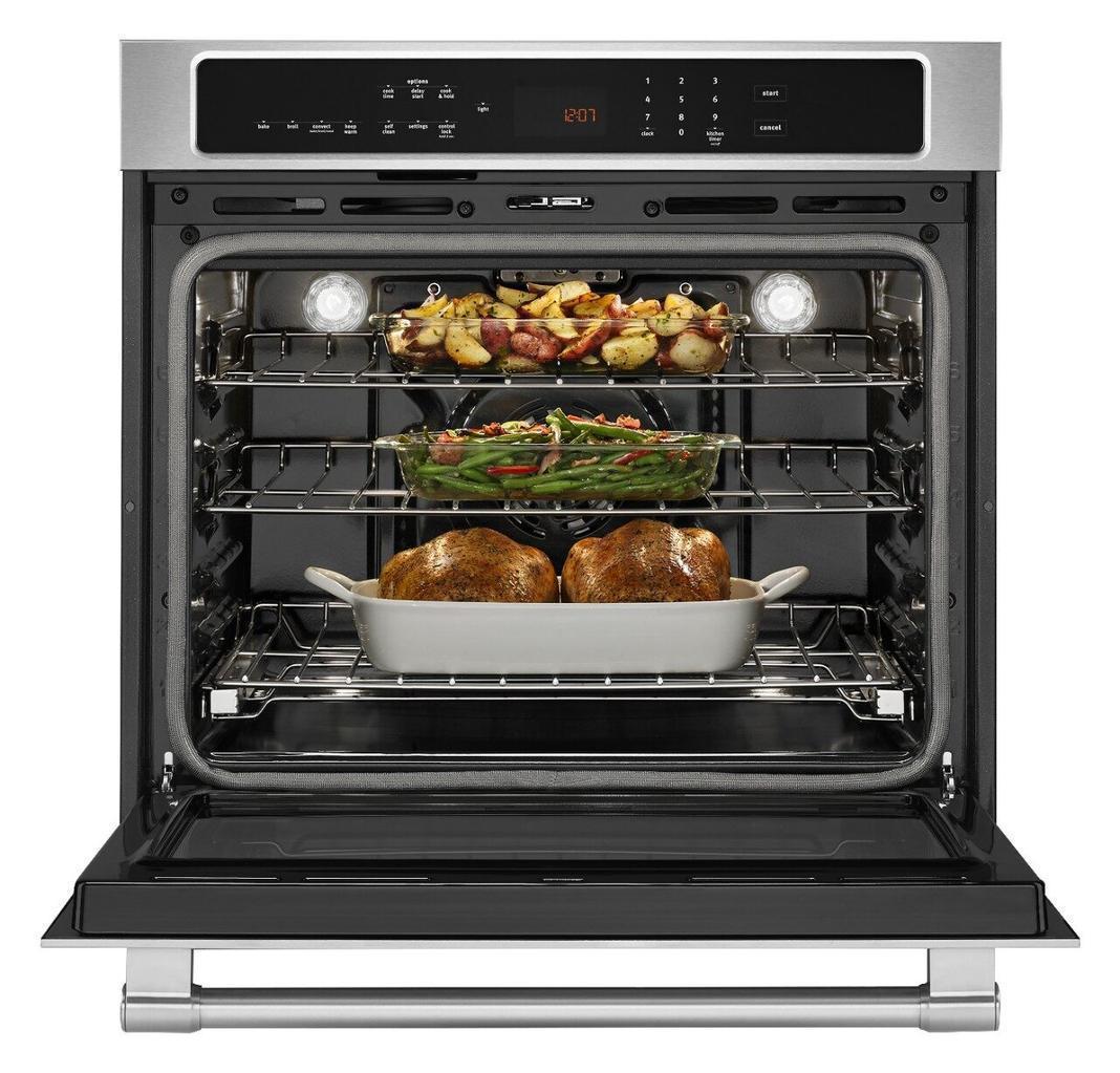 Maytag - 5 cu. ft Single Wall Oven in Fingerprint Resistant Stainless Steel - MEW9530FZ