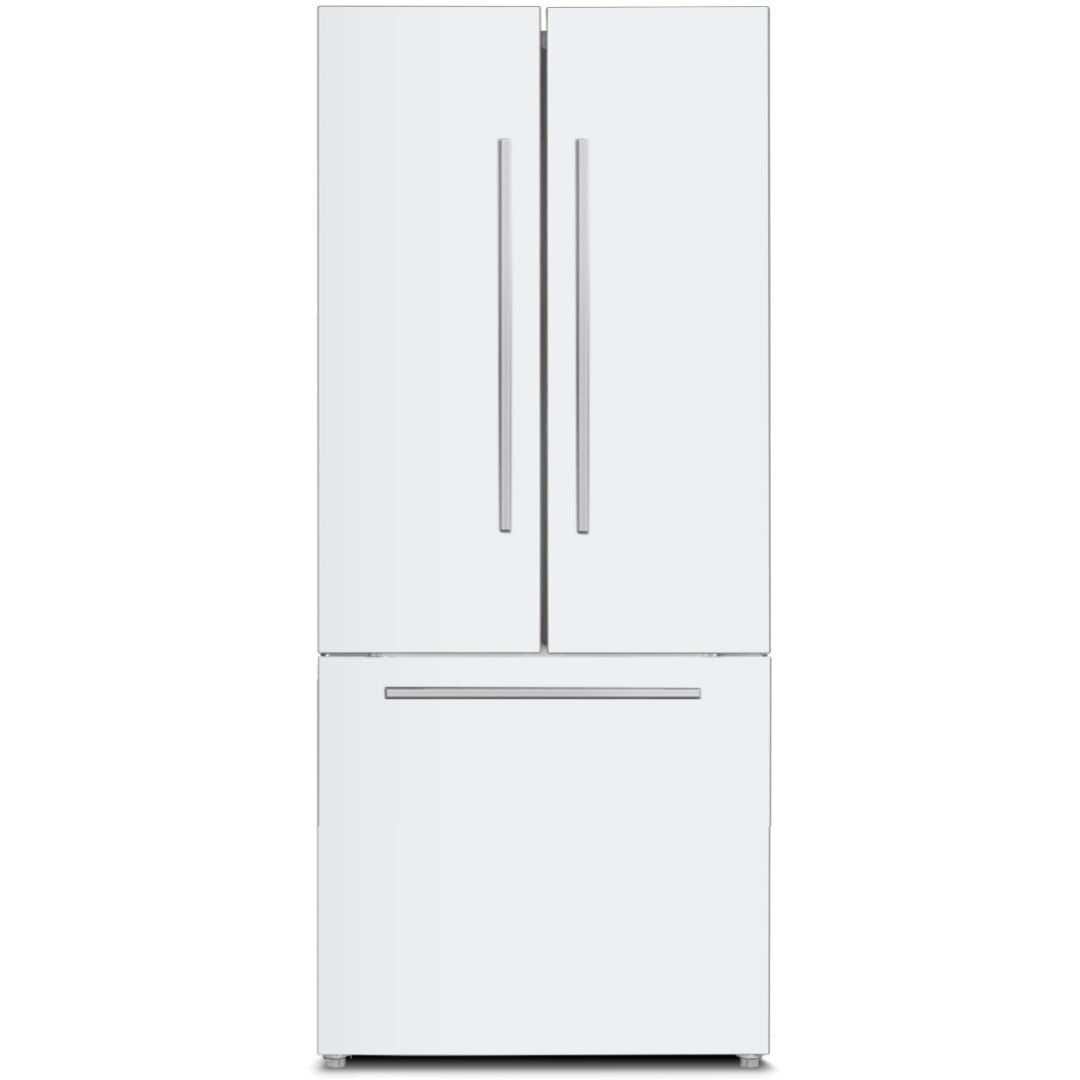 Marathon - 29.88 Inch 18 cu. ft French Door Refrigerator in White - MFF180WFD-1
