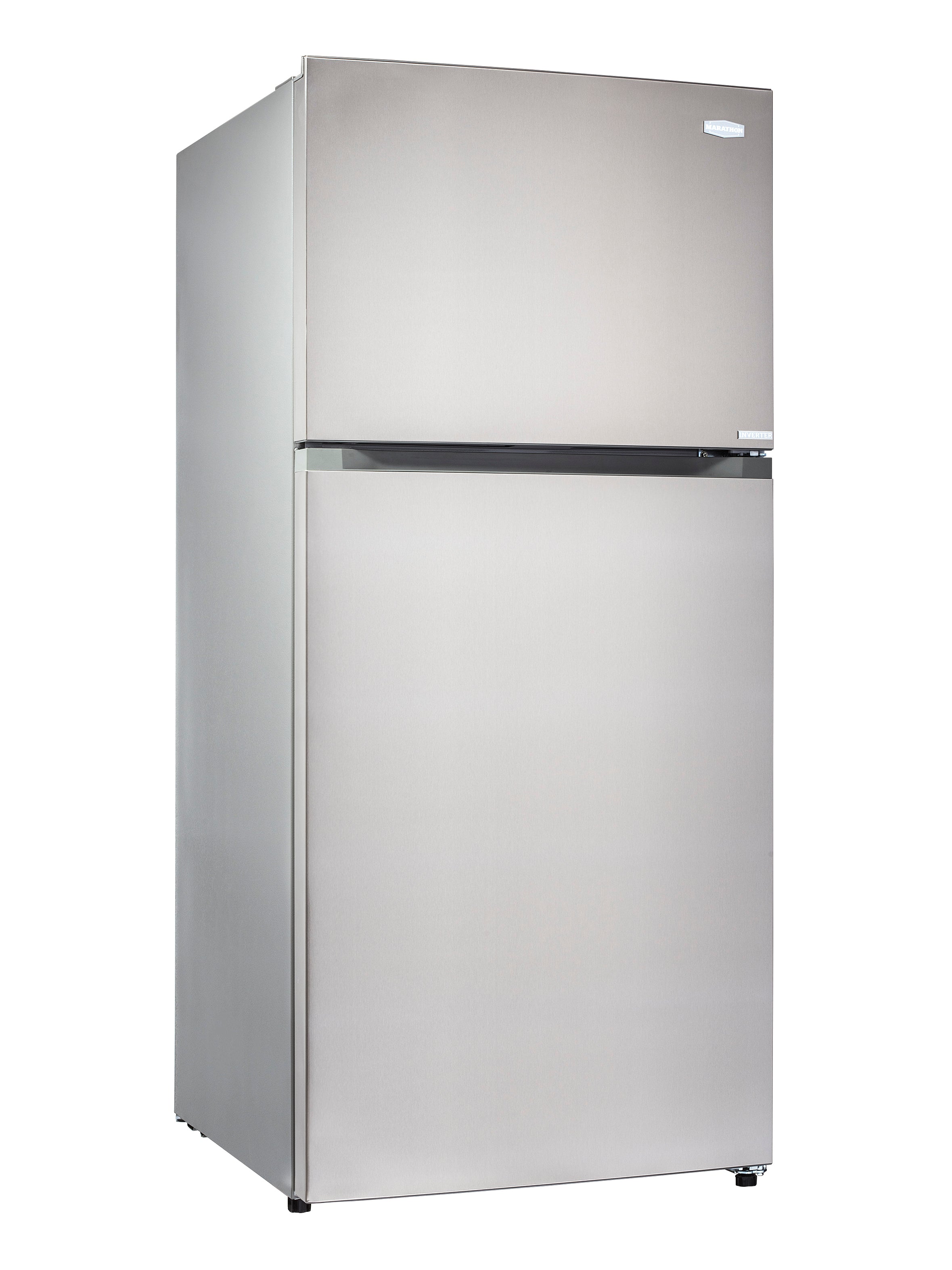 Marathon - 29.75 Inch 18.1 cu. ft Top Mount Refrigerator in Stainless - MFF184SS