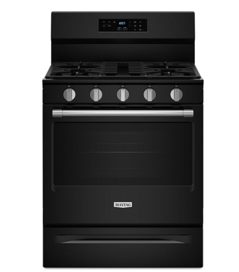 Maytag - 5 cu. ft Gas Range in Black - MFGS6030RB