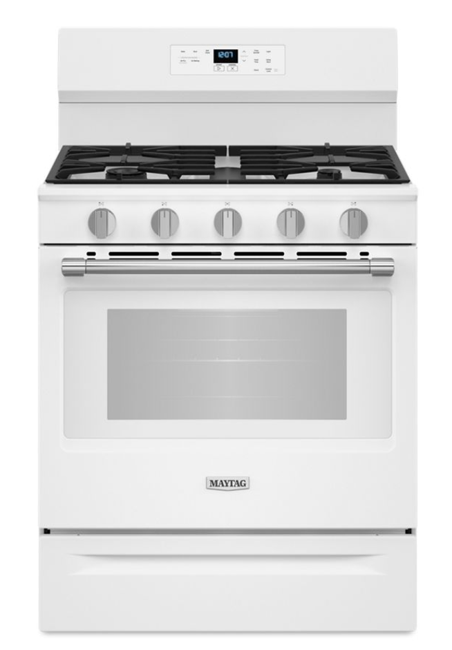 Maytag - 5 cu. ft Gas Range in White - MFGS6030RW