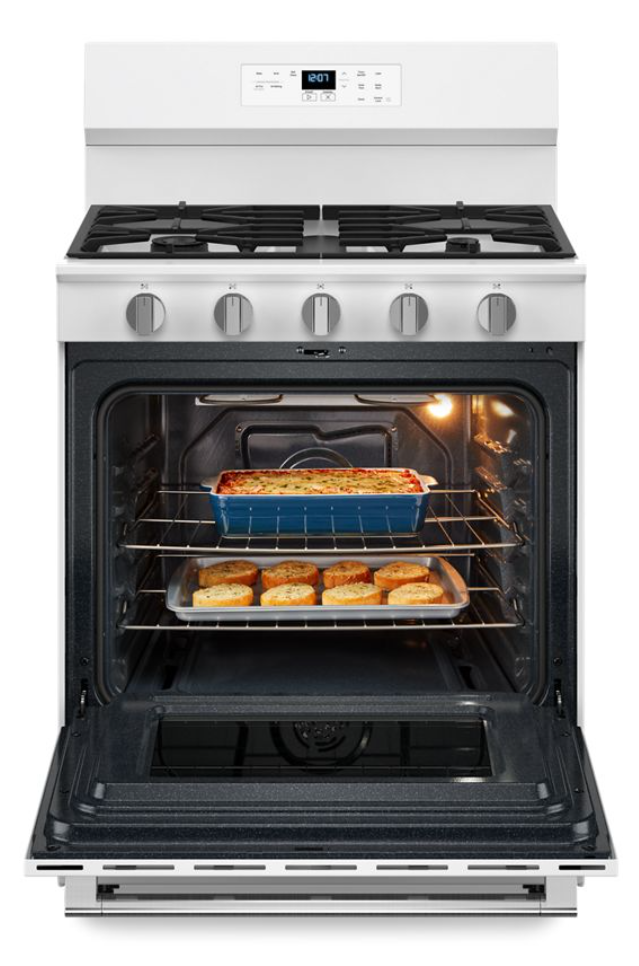 Maytag - 5 cu. ft Gas Range in White - MFGS6030RW