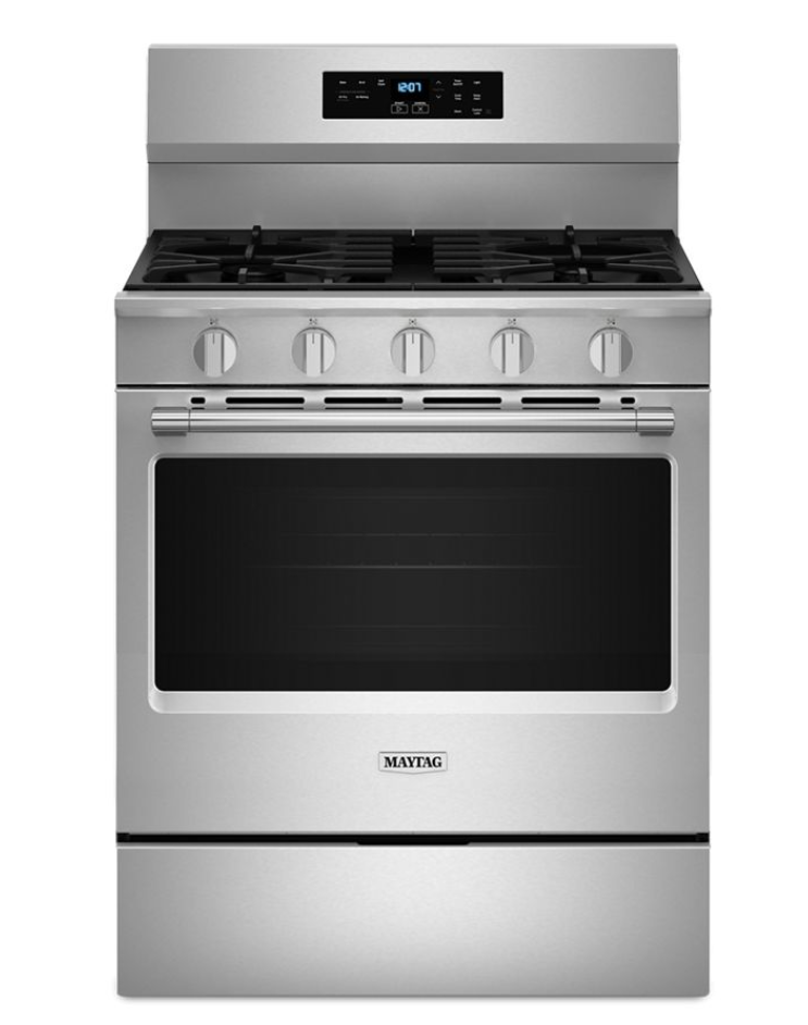 Maytag - 5 cu. ft Gas Range in Stainless - MFGS6030RZ