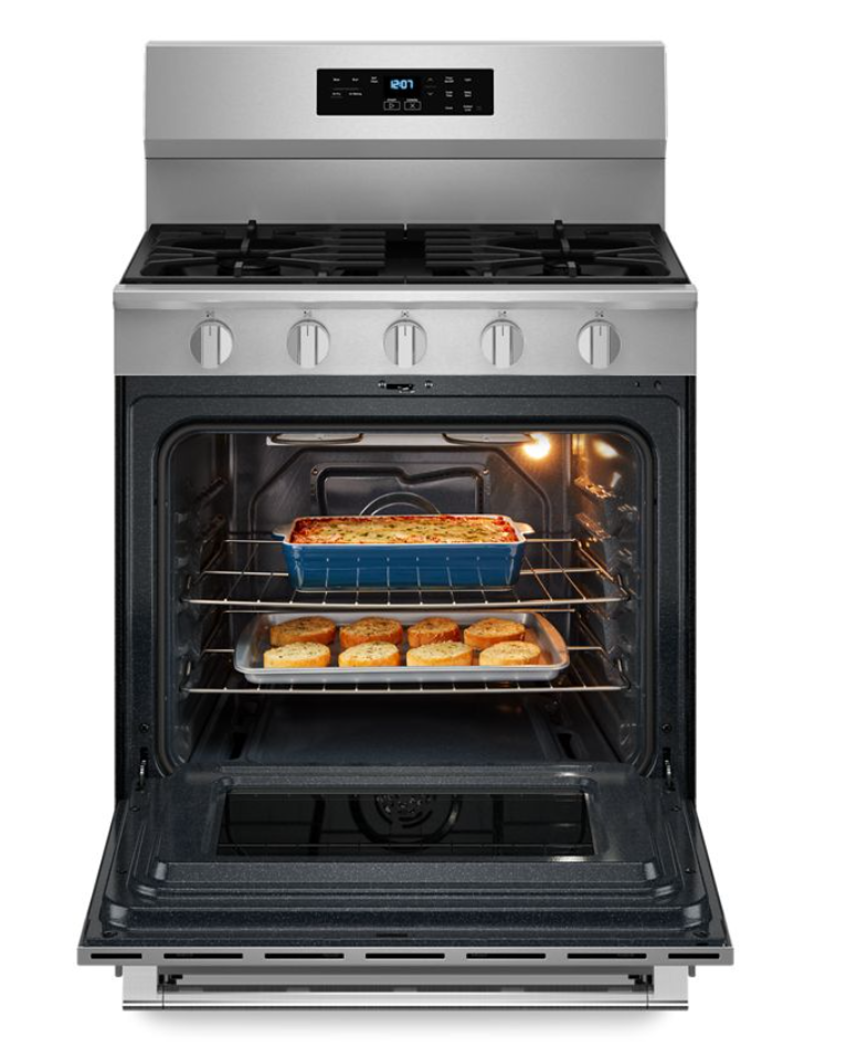 Maytag - 5 cu. ft Gas Range in Stainless - MFGS6030RZ