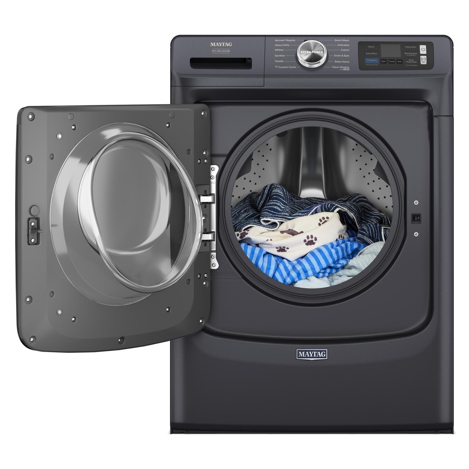 Maytag - 5.8 cu. Ft Front Load Washer in Midnight Steel - MFW7020RF