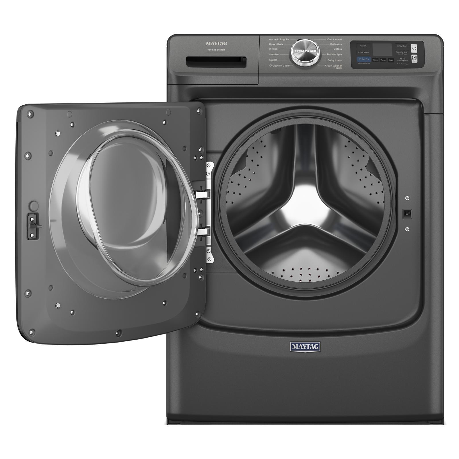 Maytag - 5.8 cu. Ft Front Load Washer in Volcano Black - MFW7020RU