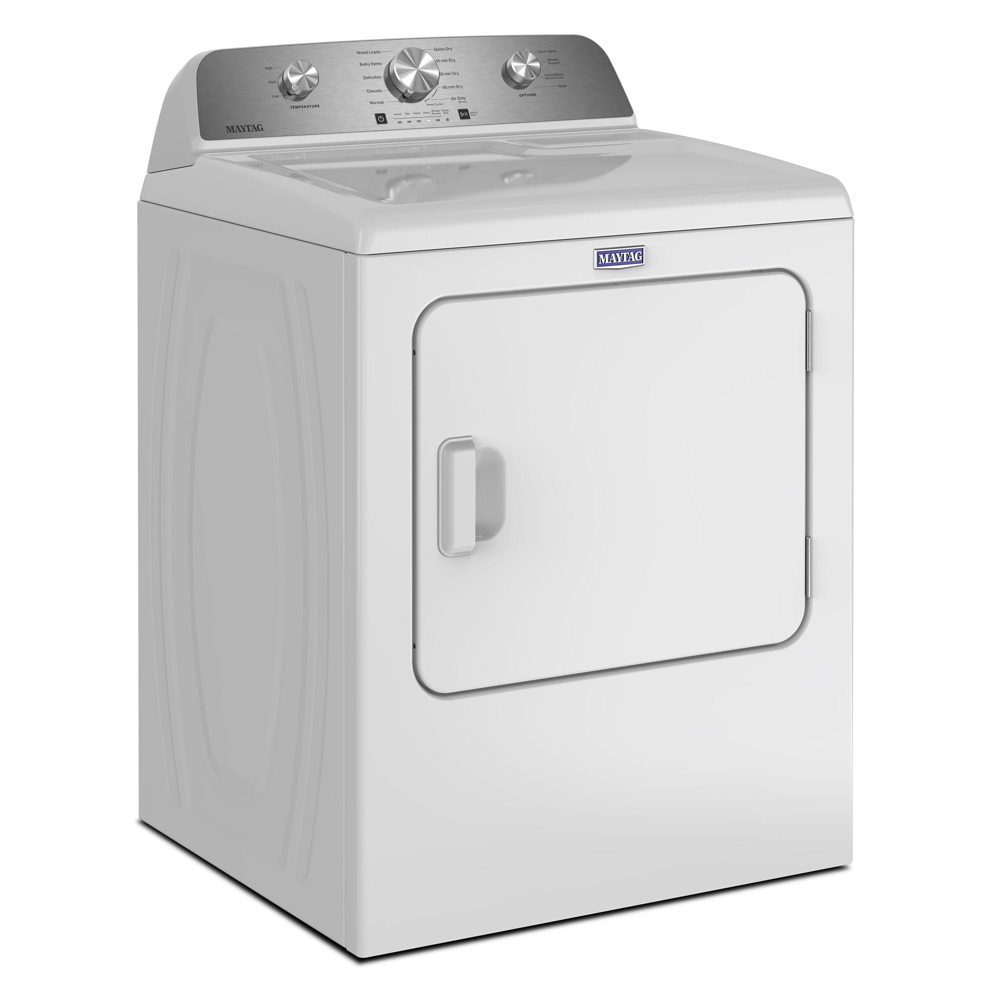Maytag - 7 cu. Ft Vented Electric Dryer in White - MGD4205SW