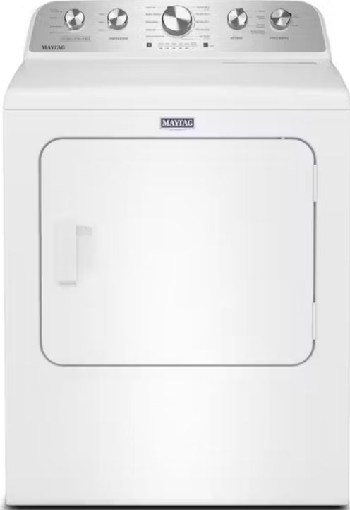 Maytag - 7 cu. Ft Vented Gas Dryer in White - MGD5605RW